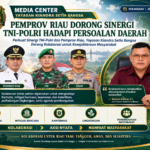 Pemprov Riau Dorong Sinergi TNI-Polri Hadapi Persoalan Daerah