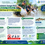 Jaga Ekosistem Sungai Riau, PTPN IV PalmCo Teberkan 60 Ribu Bibit Ikan di 12 Wilayah PKS